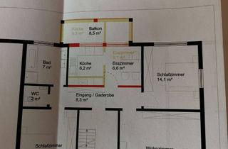 Wohnung mieten in 73240 Wendlingen, Helle 3-Zimmer-Wohnung mit Balkon in Wendlingen am Neckar