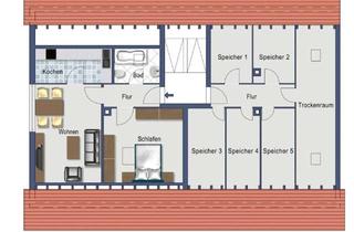 Wohnung mieten in 76327 Pfinztal, Gemütliche 2-Zimmer-Wohnung inkl. Stellplatz, Keller und Speicher