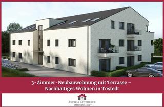 Wohnung mieten in 21255 Tostedt, 4-Zimmer-Neubauwohnung mit Terrasse – Nachhaltiges Wohnen in Tostedt