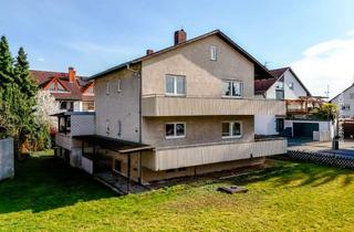 Einfamilienhaus kaufen in 69502 Hemsbach, Freistehendes Einfamilienhaus mit großem Grundstück in Wiesenseelage von Hemsbach