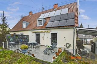 Doppelhaushälfte kaufen in 86637 Wertingen, Sanierte Doppelhaushälfte mit PV-Anlage, Solarthermie, Doppelgarage & Aufstellpool in ruhiger Lage