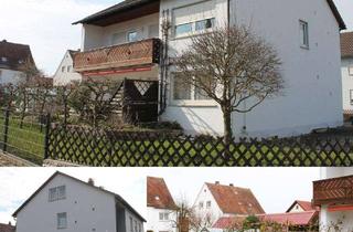 Haus kaufen in 91634 Wilburgstetten, Solides Zweifamilienwohnhaus in gepflegtem Zustand in Wilburgstetten