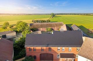 Haus kaufen in 06917 Jessen, Vierseitenhof! Modernes Wohnhaus, Scheune, Nebengebäude in wundervoller Lage bei Jessen (Elster)