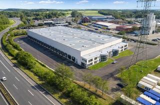 Gewerbeimmobilie mieten in 49492 Westerkappeln, Perfekt gelegene Logistikimmobilie an der A30 | 22 Rampen | 9,5 m Deckenhöhe | RUHR REAL