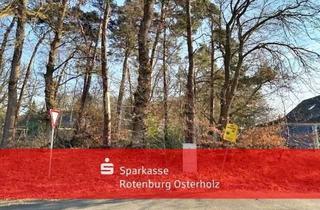 Grundstück zu kaufen in 27432 Bremervörde, Freies Grundstück mit Waldbestand! Bremervörde-Minstedt!