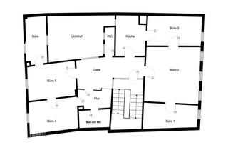 Büro zu mieten in Schillerplatz, 96047 Bamberg, Historische Büroeinheit im Zentrum