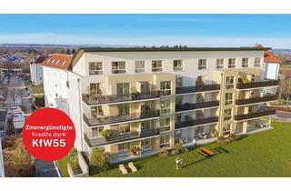 Wohnung kaufen in Edith-Stein-Straße 18, 88471 Laupheim, Sonnenverwöhntes Wohnglück! Neubau 1,5-Zimmer-Wohnung mit hochwertiger Ausstattung und Terrasse