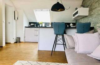 Wohnung mieten in Guttenbrunnstraße, 64347 Griesheim, Stilvolle, modernisierte 2-Zimmer-DG-Wohnung mit Balkon und EBK in Griesheim