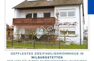 Haus kaufen in 91634 Wilburgstetten, Gepflegtes Zweifamilienwohnhaus in Wilburgstetten mit vielfältigen Nutzungsmöglichkeiten