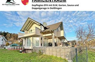 Haus kaufen in 78652 Deißlingen, FAMILIENTRAUM – Gepflegtes EFH mit ELW, Garten, Sauna und Doppelgarage in Deißlingen