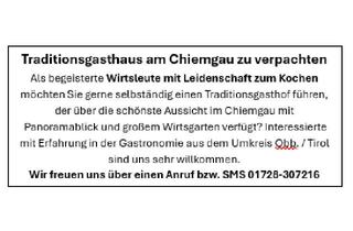 Gastronomiebetrieb mieten in 83024 Rosenheim, Traditionsgasthaus am Chiemgau zu verpachten