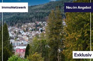Immobilie kaufen in 75323 Bad Wildbad, Premium-Hanggrundstück: Oben wohnen, weiter blicken.