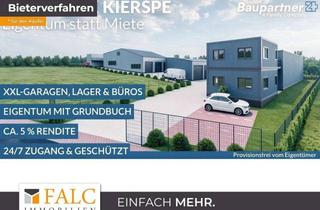 Gewerbeimmobilie kaufen in Osemundstraße, 58566 Kierspe, Werkpark Kierspe, XXL-Garagen, Lager & Büros