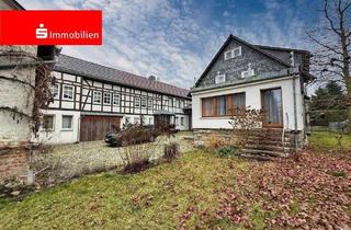 Haus kaufen in 99986 Oberdorla, Oberdorla - Charmanter Dreiseitenhof mit idyllischem Innenhof, Scheune und vielfältigen Nutzungsmöglichkeiten!