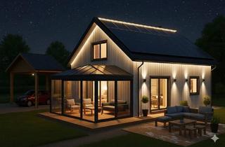 Einfamilienhaus kaufen in 27628 Hagen, Hagen im Bremischen - KARLA-Holz-Massivhaus nach EH55 auf WEG Grundstück in Sandstedt