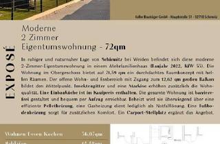 Wohnung kaufen in 92718 Schirmitz, Schirmitz - Moderne 2 Zimmer Eigentumswohnung - 72 qm