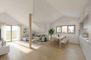 Wohnung kaufen in 84424 Isen, Neubau 4-Zimmer-Dachgeschosswohnung – Garage geschenkt + KfW-Förderung sichern