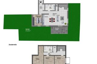 Wohnung kaufen in Friedhofstraße 3b, 67269 Grünstadt, Schöne 4 bis 5 Zimmer Erdgeschosswohnung mit Souterrain und großem Garten