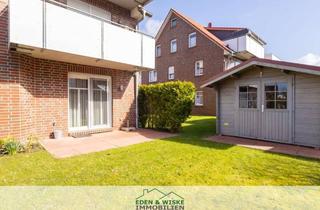 Wohnung kaufen in 26553 Dornum, DORNUMERSIEL: Charmante Erdgeschosswohnung mit Terrasse und Gartenanteil
