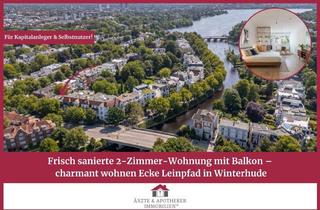 Wohnung kaufen in 22301 Winterhude, Frisch sanierte City-Wohnung mit Balkon – charmant wohnen Ecke Leinpfad in Winterhude