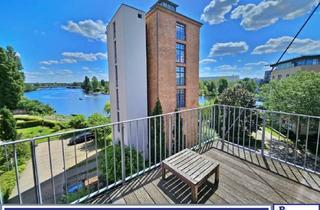 Loft kaufen in 12555 Köpenick, Wohnen am Wasser: Exklusive Loftwohnung mit Spreeblick, Kaminflair & 2 Tiefgaragenstellplätzen