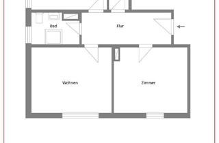 Wohnung kaufen in 06766 Bitterfeld-Wolfen, Gepflegte, leerstehende 2 Zimmer-Wohnung in Wolfen mit guter Raumaufteilung, sofort verfügbar