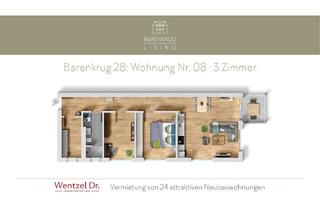 Wohnung mieten in Barenkrug 28, 22159 Farmsen-Berne, Neubau in Farmsen-Berne – moderne 3-Zimmer-Wohnung mit Balkon – Wentzel Dr.