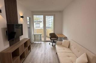 Wohnung mieten in 40219 Unterbilk, Schöne, helle 1-Zimmer-Wohnung, Vollmöbliert mit Balkon in Düsseldorf am Medienhafen