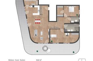 Penthouse mieten in Manfred-Weinmann-Ring 3 Zi, 74078 Neckargartach, ERSTBEZUG JULI 2026 im Hochgelegen ! Penthouse 3 Zimmer-Wohnung TYP M