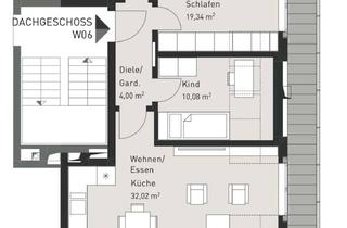 Wohnung mieten in Asenweg, 81739 München, 3-Zimmer Dachgeschosswohnung mit Balkon in München-Perlach