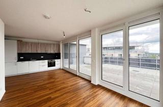 Penthouse mieten in Luise-Kämpf-Straße 25, 74321 Bietigheim-Bissingen, Exklusive Penthouse-Wohnung mit sonniger Dachterrasse und herrlicher Aussicht