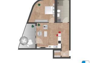 Wohnung mieten in Manfred-Weinmann-Ring 2 Zi, 74078 Neckargartach, ERSTBEZUG JULI 2026 im Hochgelegen !Moderne 2 Zimmer-Wohnung TYP K