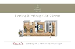Wohnung mieten in Barenkrug 28, 22159 Farmsen-Berne, Erstbezug in Hamburg-Tonndorf – 2 Zimmer mit Balkon – Wentzel Dr.