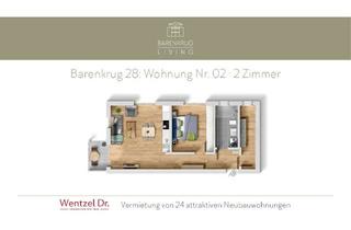 Wohnung mieten in Barenkrug 28, 22159 Farmsen-Berne, Attraktive 2-Zimmer-Neubauwohnungen mit Terrasse in Hamburg-Tonndorf – Wentzel Dr.