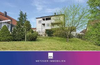 Haus kaufen in 73770 Denkendorf, Raumwunder! Freistehendes 2-Fam.-Haus mit großer Scheune/Werkstatt, tollem Grundstück und Weitblick