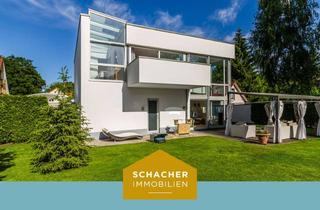 Villa kaufen in 14612 Falkensee, Bildschöne Bauhaus-Villa mit erstklassiger Ausstattung und sonnigem Südwestgarten