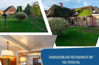 Haus kaufen in 25779 Hennstedt, Sackgassenlage! Reetdachkate mit viel Potential