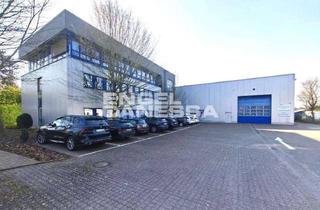 Gewerbeimmobilie kaufen in 41472 Neuss, Moderne Lagerhalle mit Kranbahnen + Büro + Freifläche prov-frei