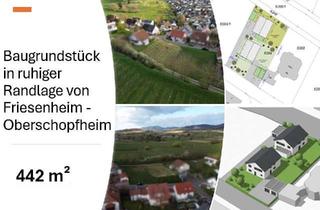 Grundstück zu kaufen in 77948 Friesenheim, Ihr Platz zum Ankommen – Baugrundstück in idyllischer Ortsrandlage von Oberschopfheim