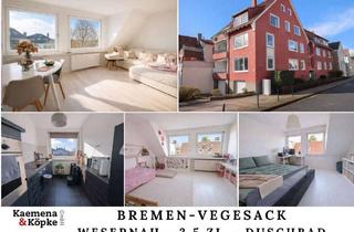 Wohnung kaufen in 28757 Vegesack, Wohnen im Herzen von Vegesack nahe der Weser: Helle 3,5 Zi. mit Duschbad im Dachgeschoss
