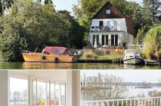 Haus kaufen in Imkerweg 42c, 12527 Schmöckwitz, modernisiertes Traumhaus am See, mit Bootssteg,Terrasse, großem Garten , Anbau mit separatem Eingang