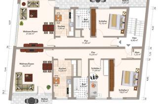 Wohnung kaufen in 56112 Lahnstein, Investorenpaket – Komplette Etage in Lahnstein