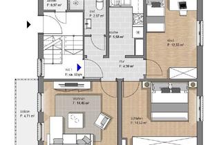 Wohnung mieten in 63150 Heusenstamm, Stillvolle 3-Zimmer-Wohnung mit Balkon und Hofbereich