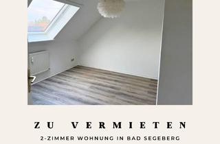 Wohnung mieten in 23795 Bad Segeberg, 2-Zimmer übern den Dächern Bad Segebergs