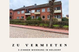 Wohnung mieten in 25704 Meldorf, Schöne 3 Zimmer Erdgeschosswohnung mit Balkon