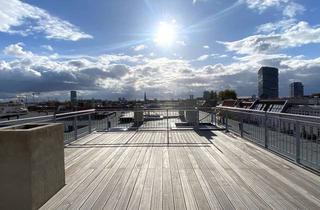 Wohnung mieten in 10245 Friedrichshain, FREI AB 01.05.26 | AUFDACHTERRASSE | möbliertes STUDIO im neuen DG MITTEN im KIEZ | Loggia | EBK