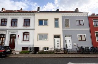 Haus mieten in 28201 Huckelriede, MIETEN MIT KAUFOPTION: Erstbezug nach Sanierung: Reihenhaus mit 6 Zimmern + Garten | Bremen-Neustadt