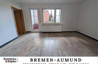 Wohnung kaufen in 28755 Fähr-Lobbendorf, 3-Zimmer-Wohnung im Hochparterre mit Balkon in Bremen-Aumund