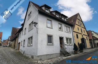 Haus kaufen in 91541 Rothenburg, Wohnen & vermieten in der historischen Altstadt von Rothenburg o. d. Tauber - Stadthaus mit großzügiger Eigentümerwohnung und zwei Apartments