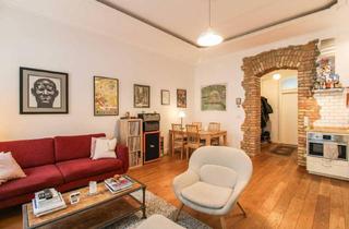 Wohnung kaufen in 10245 Berlin, Berlin - Moderne 2-Zi.-Altbauwohnung in Fhain mit Küche & Keller in ruhiger Nebenstraße (barrierefrei im EG)